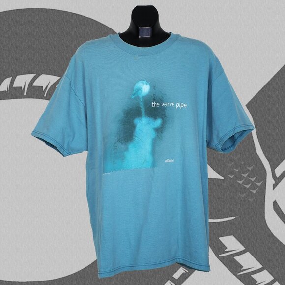 Vintage The Verve Pipe 1996 Villains T-Shirt Men's XL 90s Band Tee - Picture 1 of 5